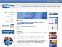 Tablet Screenshot of icc-bulgaria.bg